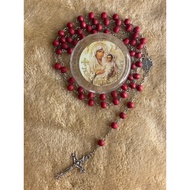ROSARY: Jerusalem Scented w/ Clear Case; Size: 16.5 Inches; (ASSORTED IMAGES ONLY)
