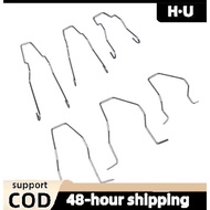 [H·U] 6Pcs Metal Headlight Bulb Spring Clips for H1 H3 H4 H7 Car Headlamp PH