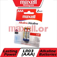 (Original) Maxell LR 03 Alkaline AAA Battery ( 2pc ) Card