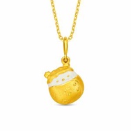 周大福 - 角落小夥伴: 初生系列 – 白熊999足金工藝精品吊墜