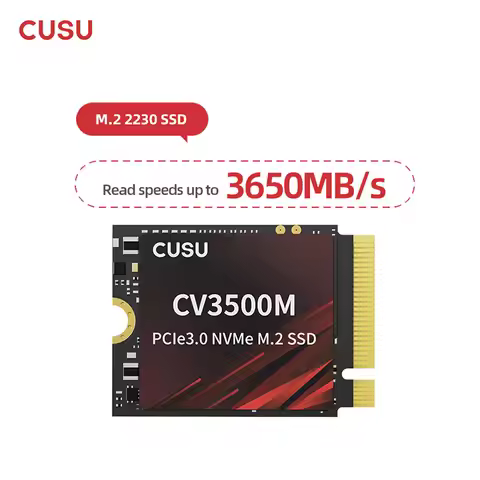 CUSU NVMe SSD 512GB 1TB SSD M2 2230 PCIe3.0 M.2 Solid State Hard Drive Disk for laptop Steam Deck