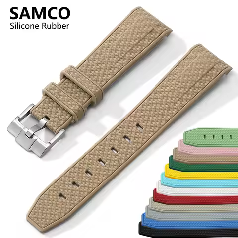 Silicone Strap for MoonSwatch Watch 20mm Rubber Replacement Band for Omega X Swatch Speedmaster Watc