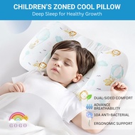 Children Pillow Zoned Cooling Kids Ergonomic Pillow