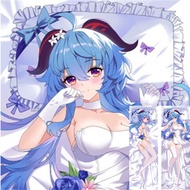 Genshin Impact Ganyu Marry Me Pillowcase Hing Pillow Case Anime Accessories Bedding Bolster Dakimaku