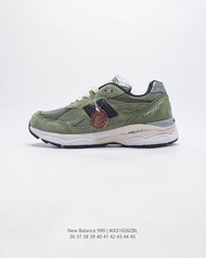 นิวบาลานซ์ New Balance NB990 V3 Premium USA Made Retro Sneakers Classic Comfort And Style NB รองเท้า