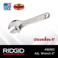 RIDGID ประแจเลื่อน 6" (Adjustable Wrench) เครื่องมือช่าง ประแจ แข็งแรงทนทาน