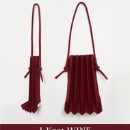 【PAVI STUDIO】J-Knot 繩結款 泰國設計肩背包 - 洋酒紅