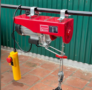 Tời Điện 220v Máy Tời Treo PA500 Cáp Dài 30 Mét 2 Móc Lõi Đồng