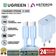 UGREEN Charger Mfi For iPhone 14 15 PD Type C Fast Charging 20w Weaven