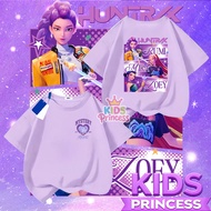 COD (24 Hours Delivery) Kpop Demon Hunters Cotton 1 Shirt 90-150CM N601