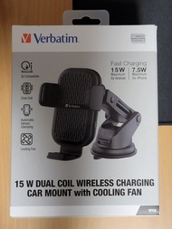 Verbatim 15W 無線充電 車用支架 手機支架 CAR MOUNT