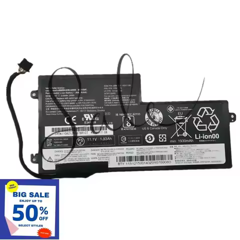 Laptop Battery for Thinkpad X230s X240 X250 X250S X260 X270 S540 T440S T450 S440 45N1111 45N1112 45N