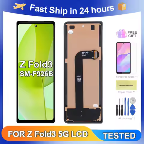Z Fold3 5G F926B F926U F926W F926N For Samsung Tested For Z Fold3 LCD Display Touch Screen Digitizer