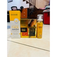 SET JERAWAT GLOWING DR RASHEL ( face wash vc , serum caviar,sun spf 100,spray mekup