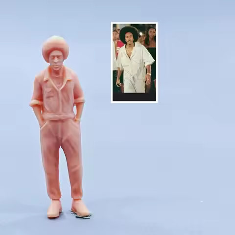 1/64 Figurines Scale Model Resin Ludacris Uncolored Miniatures Diorama Hand-painted C210