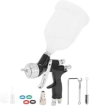 Ryanong Paint Sprayer, Air Brush Paint Sprayer G1/4 Air Spray Guns 1.3MM Nozzle Spray G-u-n Set for 