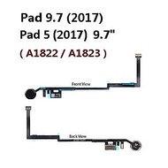 Pad 9.7 (2017) / Pad 5 ( 2017 ) 9.7'' ( A1822 / A1823 ) Home Button Fingerprint Return Menu Home Key