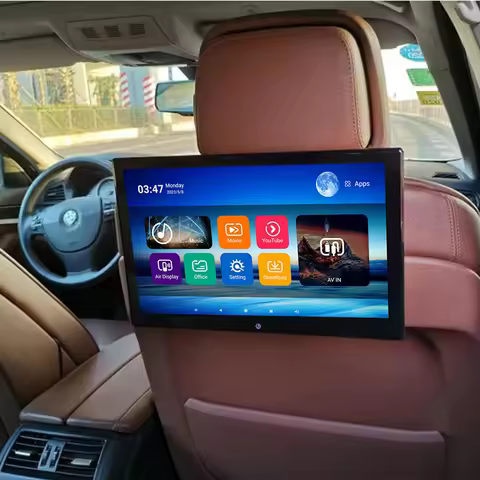 13.3 Inch IPS Car Headrest Monitor 4K HD1080P Android 10 Video Player Tablet PC WIFI/HDMI/USB/TF/BT 