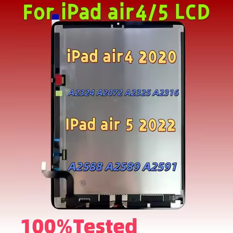 LCD Display Touch Screen Digitizer Assembly for iPad Air 4 2020 Models A2316 A2324 A2325 A2072 Repla