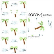 【Sara Garden】客製化 手機殼 Samsung 三星 S9+ S9plus 手繪椰子樹 保護殼 硬殼