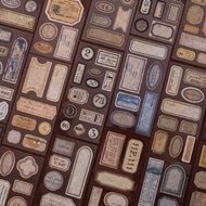 Journaling Sticker Time Stamp Vintage Stickers Numbers
