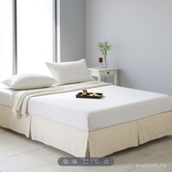 Hot Sale Bed Skirt Bedsheet Bed Cover Split Corners Bed Skirt Home Hotel Bed Skirt with Surface Twin
