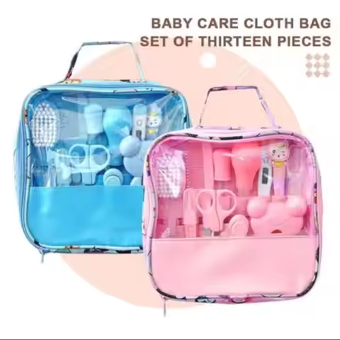【1Set Comb Grooming Baby Care Kit Baby Portable Tool Grooming Nail Care Set】