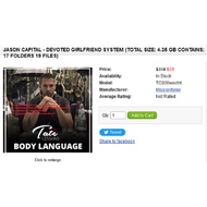 Jason Capital - Devoted Girlfriend System (Total size: 4.35 GB Contains: 17 folders 19 files)