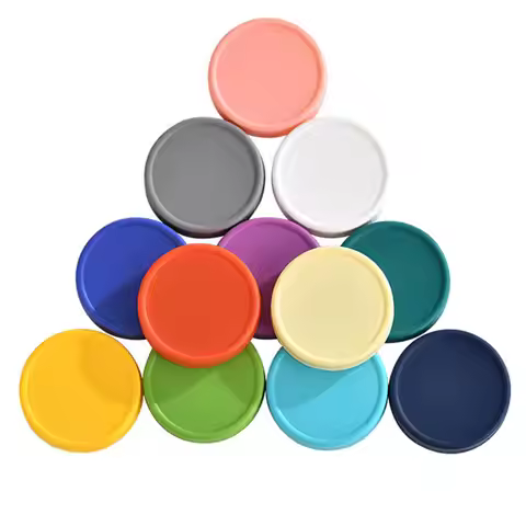 12pcs Reusable 70mm 86mm Plastic Mason Jar Lids for Wide Mouth Jar Leak-proof Seal Bottle Cover Spou