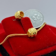 Murni Mewah Emas916, Bead Bead Tebal H4.2m Small 1889 0.7 cm Pd