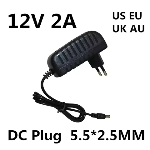 EU US UK AU plug 12V 2A AC Wall Charger Power Adapter For Seagate Expansion Desktop External Hard Dr