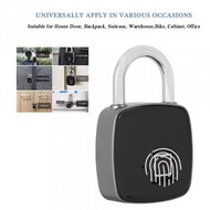 Smart Fingerprint Padlock Recognition Safe USB Charging Door Lock Security Anti-Theft Padlock