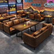 Cafe Sofa Bar Deck Tea House Barbecue Combination Hotel Western Restaurant Dining Table Chair Dining