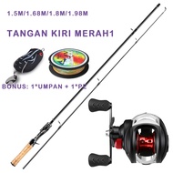 TASA- HAIYI FISHING Joran UL carbon 150CM/168CM/1.8CM/1.98CM lentur 3-6Lbs carbon padat/Joran ultral