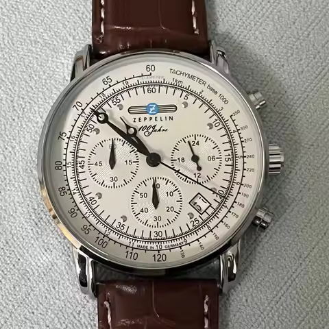 Top selling new product: Zeppelin men's watch, business casual dating watch, high-quality leather st