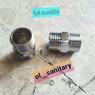 Double nipple connection faucet socket connection fitting connection