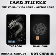 [ DRAGON ] Touch n Go Card Sticker Cover TNG / MASTER / VISA / CREDIT/ DEBIT CARD