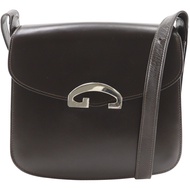 Gucci Old Gucci 古馳 Vintage 棕色小牛皮單肩包，A5翻蓋款，女士 [二手]