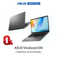 ASUS Vivobook S 14 S3407AA-OLED736WA 14 Inch Thin and Light Laptop 60Hz FHD+ OLED Intel Core Ultra 7