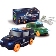 Kids Electric Police Car Toy Party Fun Model Electric Car Explosion Toy Banknote
