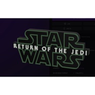 STAR WARS: Return of the jedi 3D Logo Or Fridge Magnet