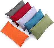 6 Pack 9.06 x 4.53 Inches Washable Cotton Eye Pillow Case Removable Unscented Zippered Eye Pillow Co