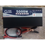 อินเวอร์เตอร์ เพียวซายเวฟ 5000w 12v/24v CJ Inverter pure sine wave เครื่องแปลงไฟ สินค้าราคาถูกจากโรง