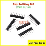 [Bag of 5] Tape Resistor A09 330R 10K 1/8W 5% (Sound Resistor)