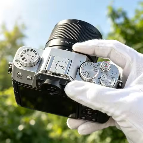 Metal Camera Hot Shoe Dust Cover for Fuji XS20 X100VI XM5 XT50 Canon R8 R50 R6 Nikon Z50 ZFC Z30 Mir