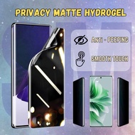 Oppo R9 R9S Plus R15 Pro R17 Pro Privacy Matte Hydrogel Screen Protector