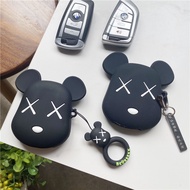 Bear Kaws Cute TPU Cartoon BMW key cover BMW key case