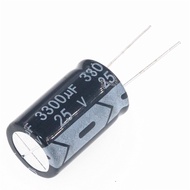 10pcs 3300uF 25V 3300MFD 25Volts 13*25mm Aluminum Electrolytic Capacitor