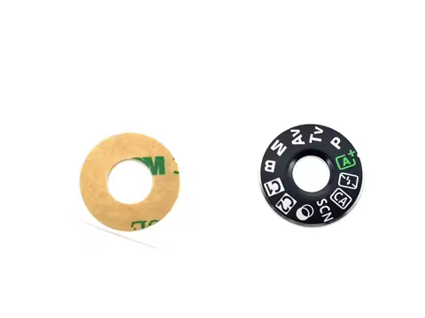 `1pcs For Canon 80D 70D 90D mode dial pad turntable patch, tag plate nameplate Camera repair parts