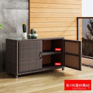 HY/JD Outdoor Shoe Cabinet at the Door Doorway Hallway Cabinet Shoe Cabinet Simple Shoe Cabinet Rattan Balcony Shoe Cabi